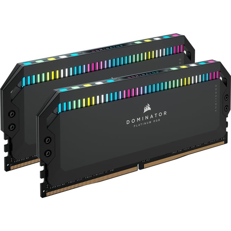 RAM Corsair DOMINATOR Platinum RGB 64GB (2x32GB) DDR5 DRAM 5200MHz C40 - Black