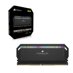 RAM Corsair DOMINATOR Platinum RGB 32GB (2x16GB) DDR5 DRAM 6000MHz C36 - Black