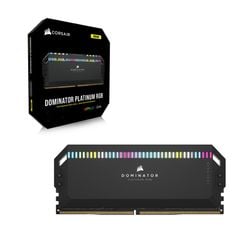 RAM Corsair DOMINATOR Platinum RGB 32GB (2x16GB) DDR5 DRAM 6200MHz C36 - Black