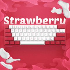 Bàn phím cơ IQUNIX F60 RGB Hot-swappable - Strawberry (Cherry Red)