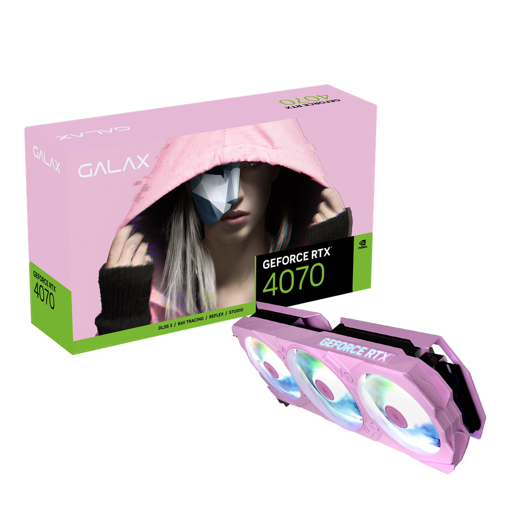 VGA GALAX GeForce RTX™ 4070 EX Gamer Pink