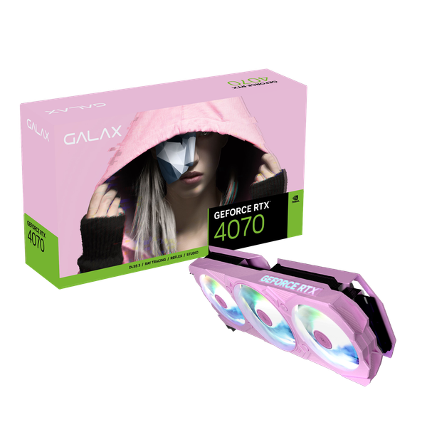 VGA GALAX GeForce RTX™ 4070 EX Gamer Pink