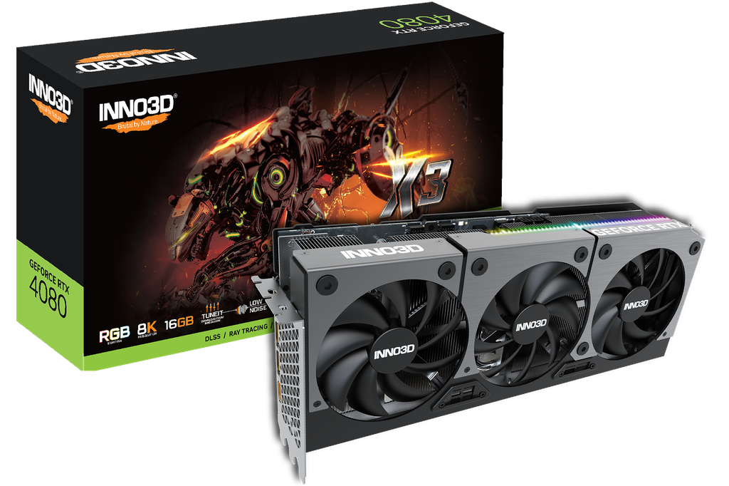 VGA INNO3D GeForce RTX™ 4080 16GB X3