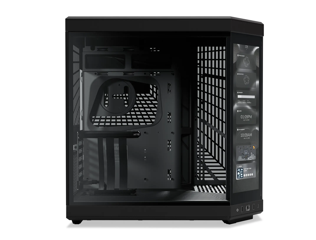 VỎ CASE HYTE Y70 - BLACK (ATX/MID TOWER/MÀU ĐEN)