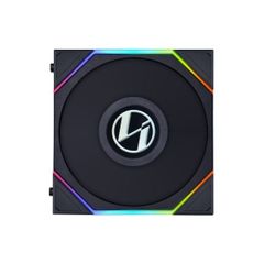 Fan LIAN LI UNI FAN TL 120 LCD REVERSE TRIPLE PACK - Black