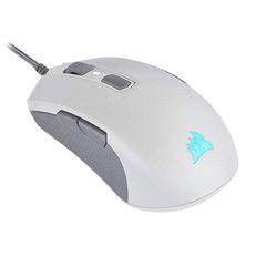 Chuột Corsair M55 RGB PRO Ambidextrous Multi-Grip RGB PRO White - (PAW3327)