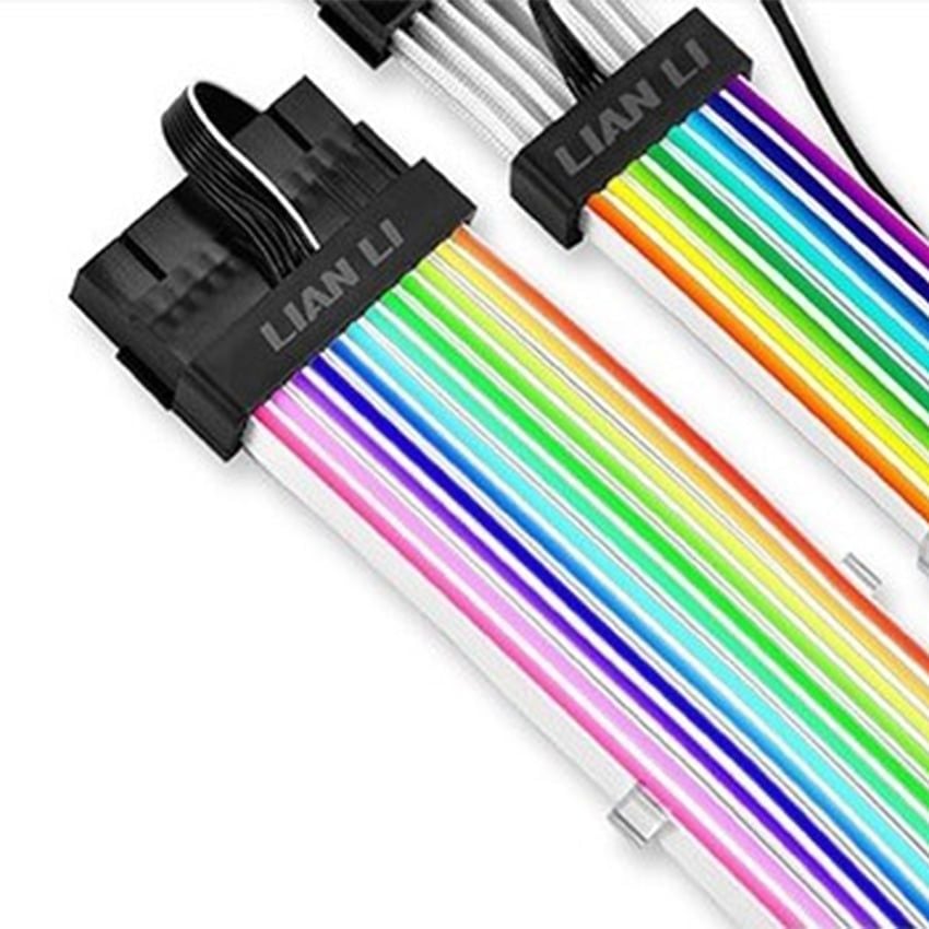 Lian Li Strimer Plus RGB Cable – 1×24-Pin, 2×8-Pin, ARGB Controller Included