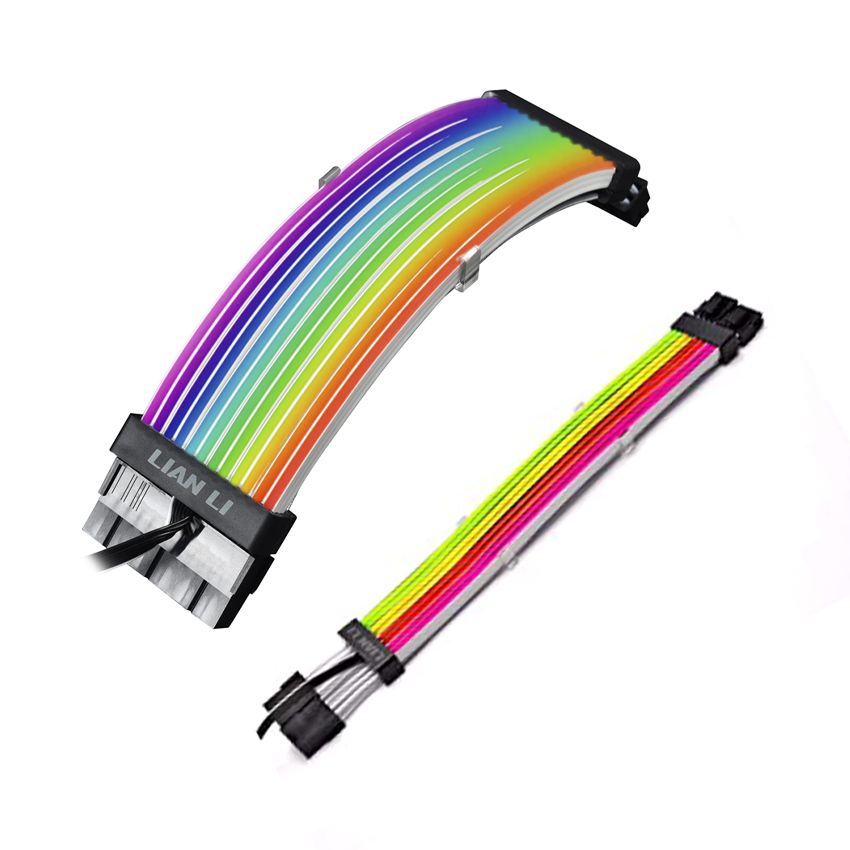 Lian Li Strimer Plus RGB Cable – 1×24-Pin, 2×8-Pin, ARGB Controller Included