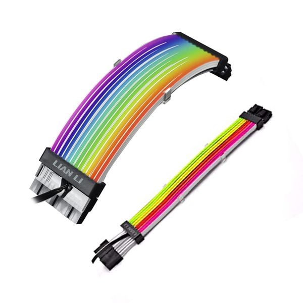 Lian Li Strimer Plus RGB Cable – 1×24-Pin, 2×8-Pin, ARGB Controller Included