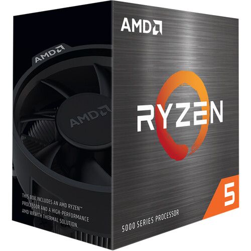 CPU AMD Ryzen 5 5600X (4.6 GHz/ 35MB/ 6 cores 12 threads/ 65W/ Socket AM4/ Wraith Stealth Cooler)