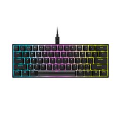 Bàn phím Corsair K65 RGB MINI 60% Mechanical Gaming Keyboard — CHERRY MX Red — Black