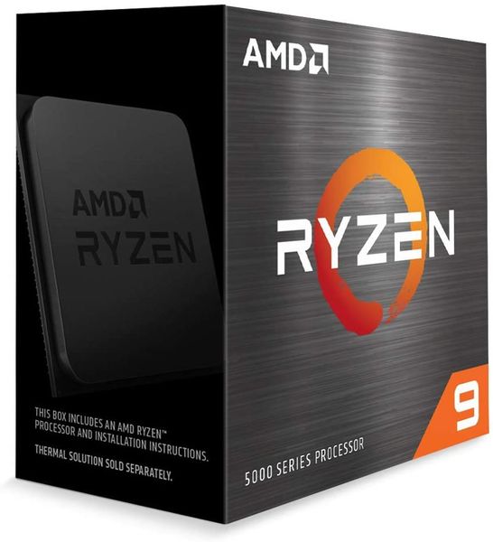 CPU AMD Ryzen 9 5900X (3.7 GHz Upto 4.8GHz / 70MB / 12 Cores, 24 Threads / 105W / Socket AM4)