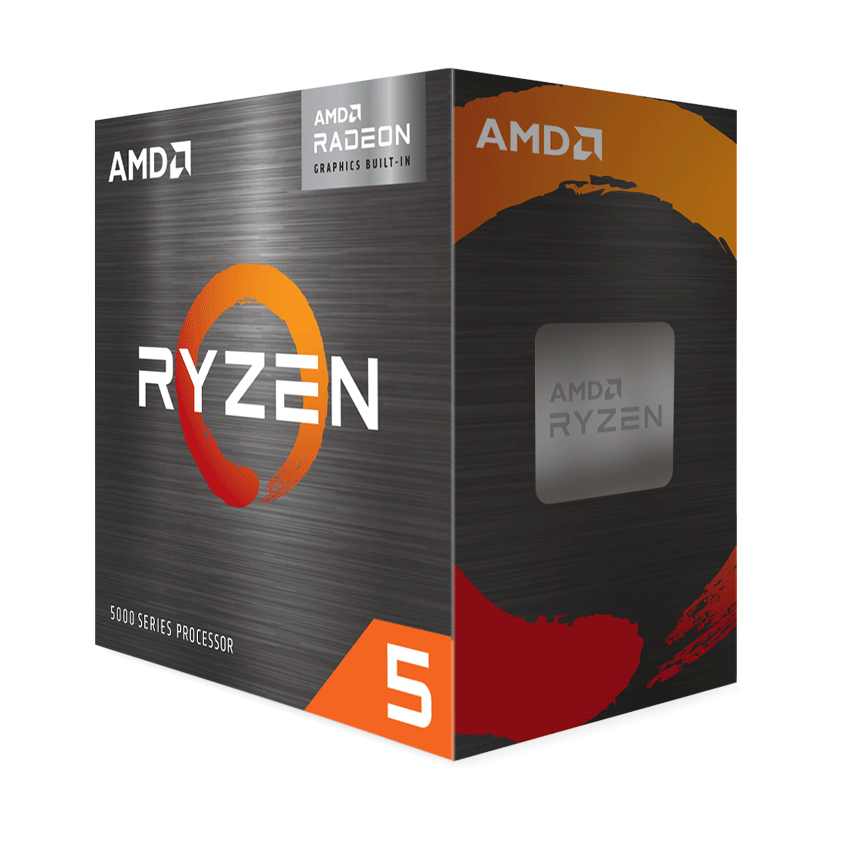 CPU AMD Ryzen 5 5600G (3.9GHz Upto 4.4GHz / 19MB / 6 Cores, 12 Threads / 65W / Socket AM4)