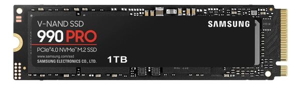SSD SAMSUNG 990 PRO 1TB M.2 NVMe PCIe Gen4x4 - MZ-V9P1T0BW