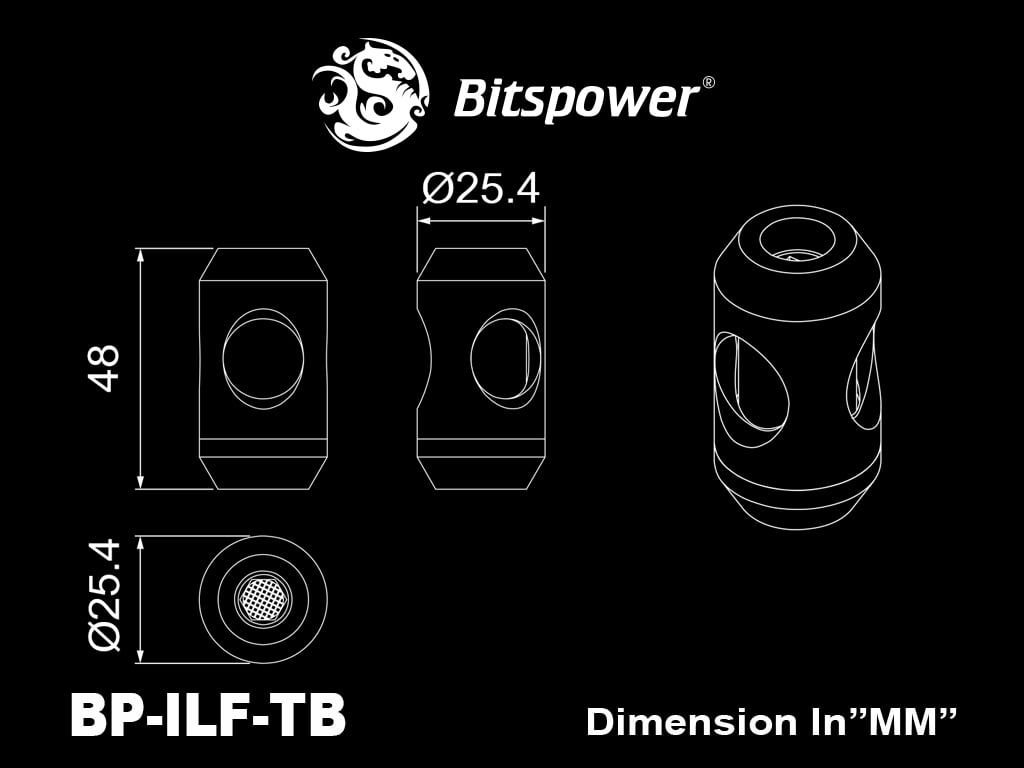 Bitspower True Brass In-Line Filter