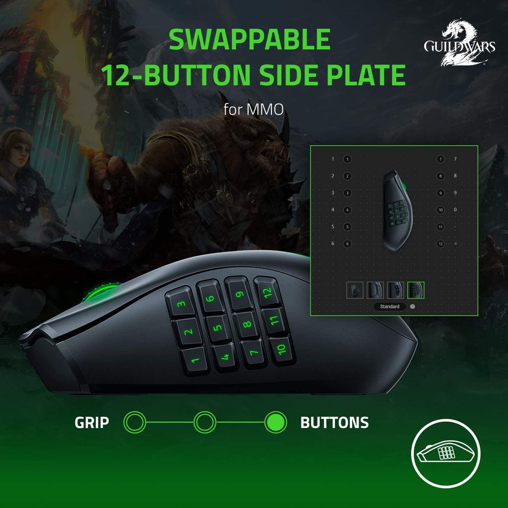 Chuột Gaming không dây Razer Naga Pro Wireless Gaming Mouse