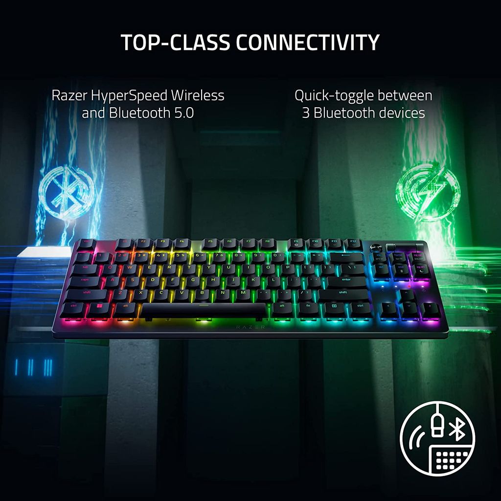 Bàn phím Gaming Razer DeathStalker V2 Pro Tenkeyless Wireless