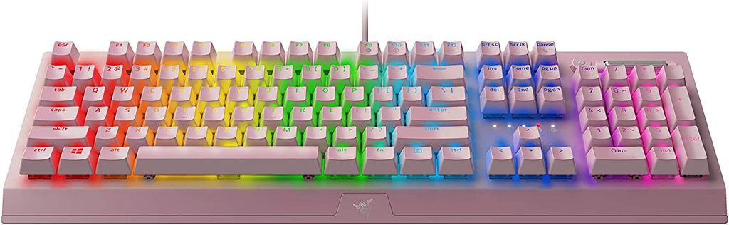 Bàn phím Gaming Razer BlackWidow V3 - Quartz Edition - Green Switch