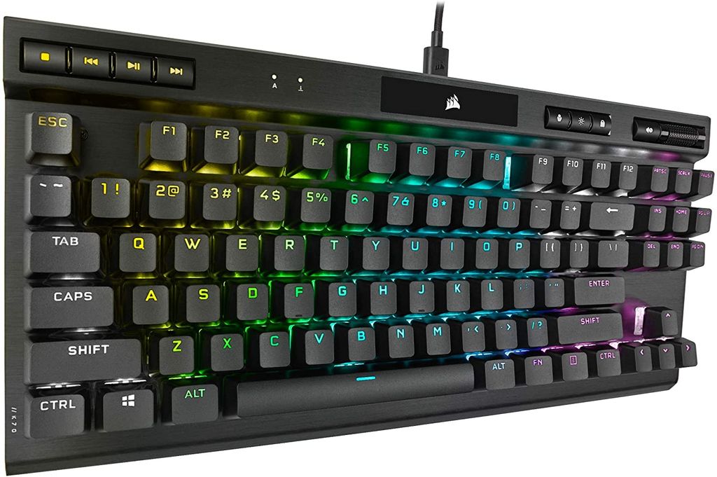 Bàn phím Corsair K70 RGB TKL CHAMPION SERIES Mechanical Gaming Keyboard — CHERRY MX Red