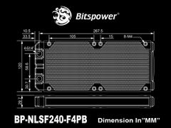 Bitspower Radiator Leviathan SF 240