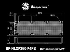 Bitspower Radiator Leviathan XF 360