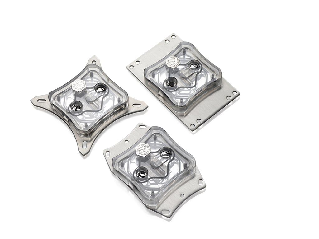 Bitspower CPU Block Summit M Acrylic Digital RGB - Clear