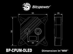 Bitspower Block CPU Summit M (OLED)