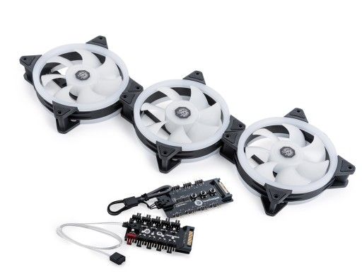 Bitspower NOTOS O 120 PWM Fan Digital RGB (3PCS)