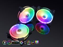 Bitspower NOTOS O 120 PWM Fan Digital RGB (3PCS)