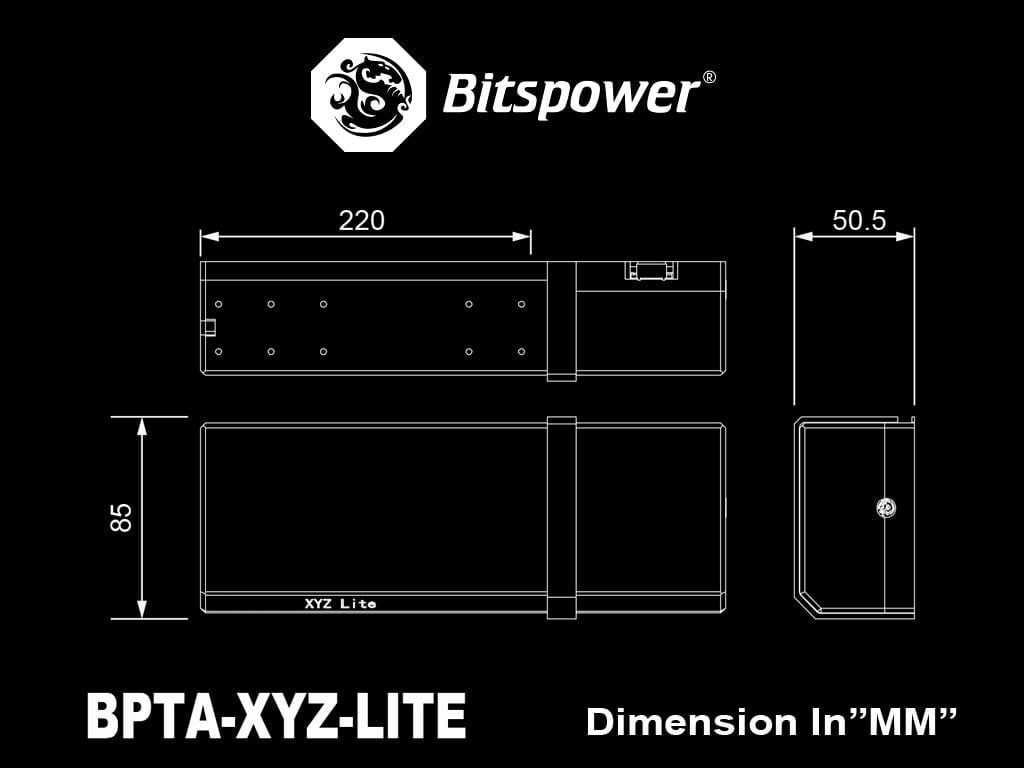 Bitspower Touchaqua XYZ Reservoir Lite