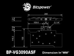 Bitspower Classic VGA Water Block for ASUS TUF Gaming GeForce® RTX 3090