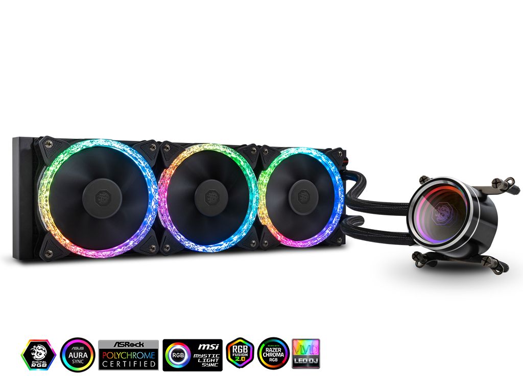 Bitspower Cyclops 360 All-In-One Liquid CPU Cooler with Notos Xtal Fans