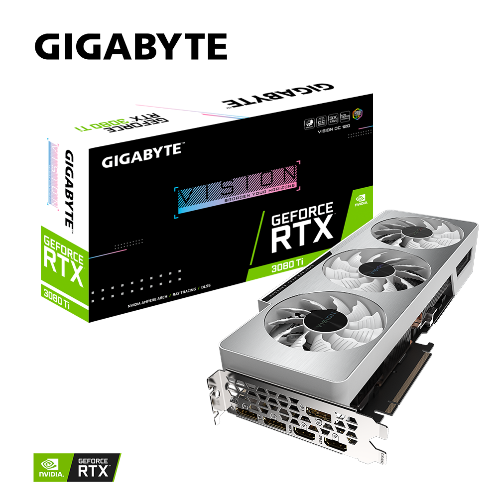 VGA GIGABYTE GeForce RTX 3080 Ti VISION OC 12G