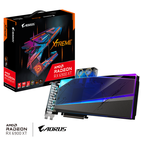 VGA GIGABYTE AORUS Radeon RX 6900 XT XTREME WATERFORCE WB 16G