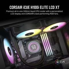 Tản nhiệt nước AIO Corsair H100i ELITE LCD XT