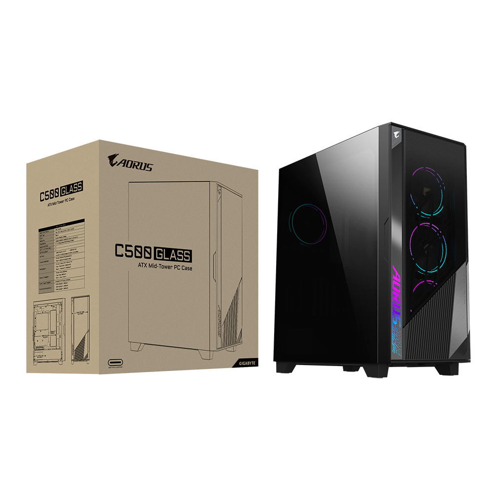 Case GIGABYTE AORUS AORUS C500 GLASS