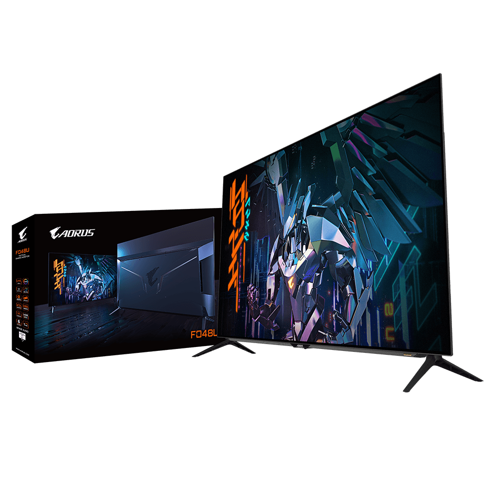 Màn hình GIGABYTE Aorus FO48U (48inch/UHD/OLED/120Hz/1ms/350nits/HDMI+DP+USBC/Freesync)