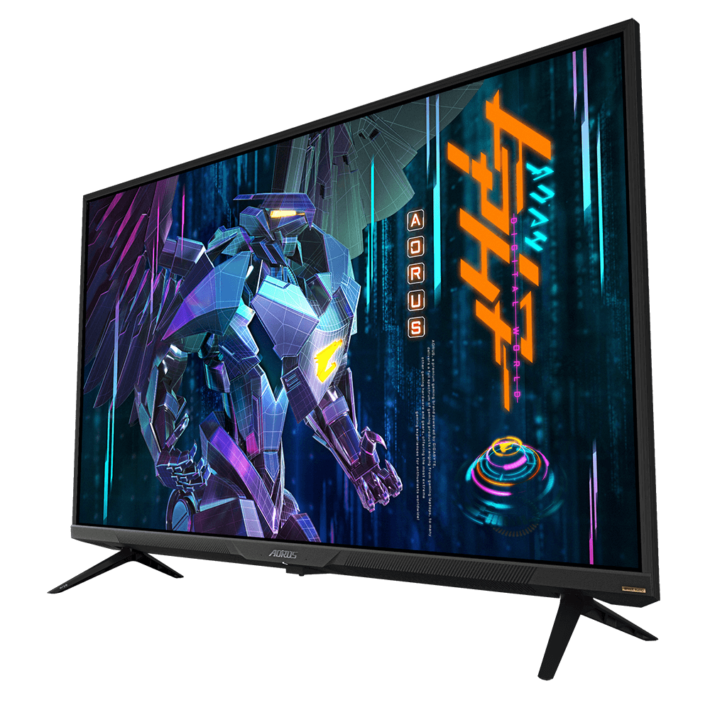 Màn hình GIGABYTE AORUS FV43U (43.4inch/UHD/VA/144Hz/1ms/750nits/HDMI+DP+USBC+USB+Audio/Loa/GSync/FreeSync)