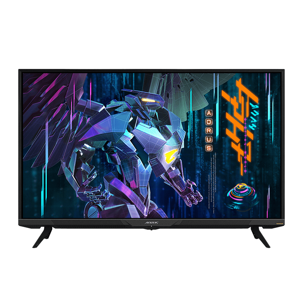 Màn hình GIGABYTE AORUS FV43U (43.4inch/UHD/VA/144Hz/1ms/750nits/HDMI+DP+USBC+USB+Audio/Loa/GSync/FreeSync)