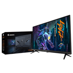 Màn hình GIGABYTE AORUS FV43U (43.4inch/UHD/VA/144Hz/1ms/750nits/HDMI+DP+USBC+USB+Audio/Loa/GSync/FreeSync)