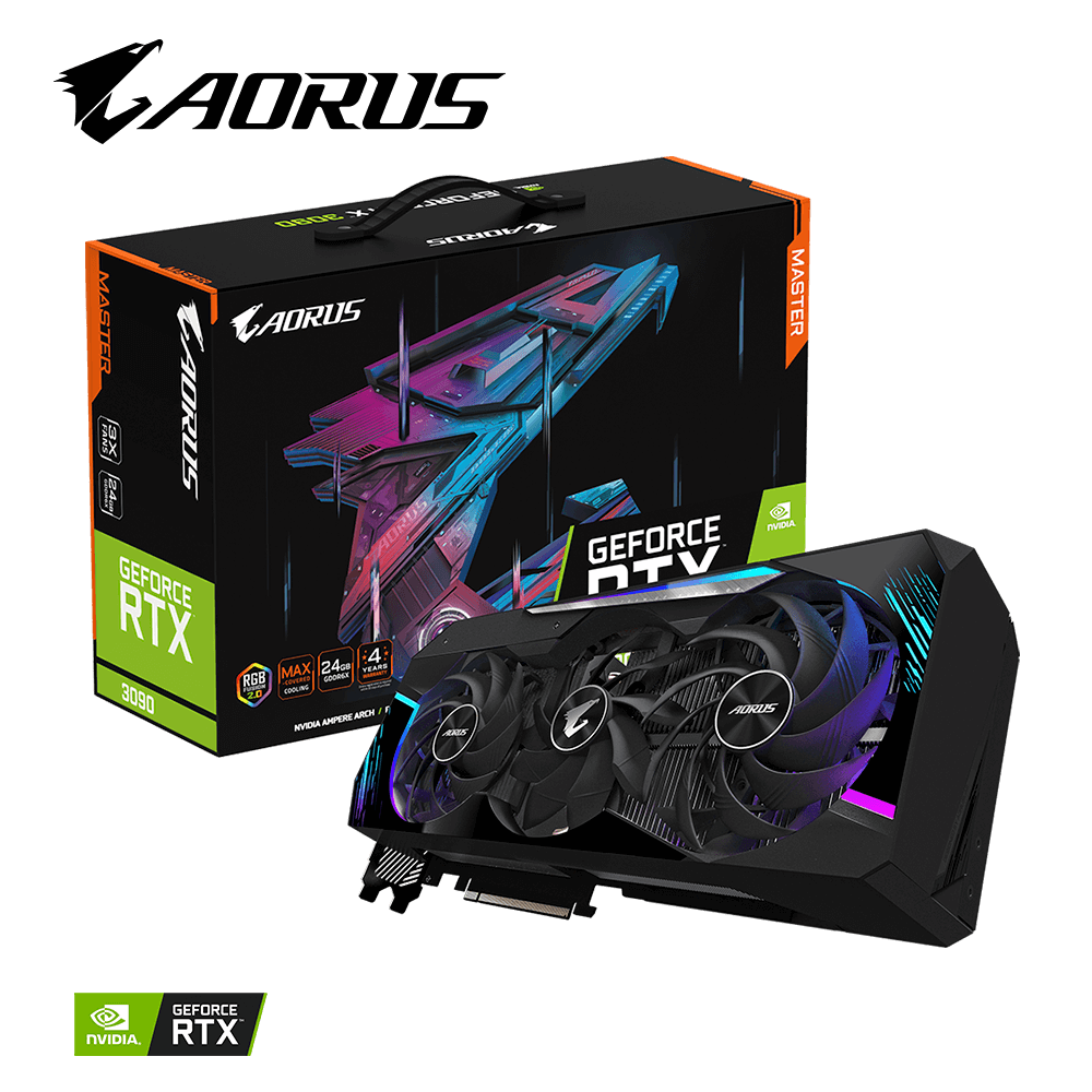 VGA GIGABYTE AORUS GeForce RTX 3090 MASTER 24G