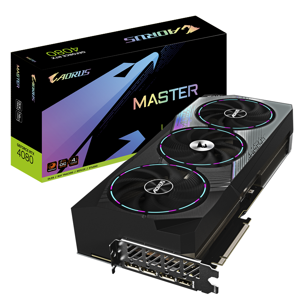 VGA GIGABYTE AORUS GeForce RTX™ 4080 16GB MASTER