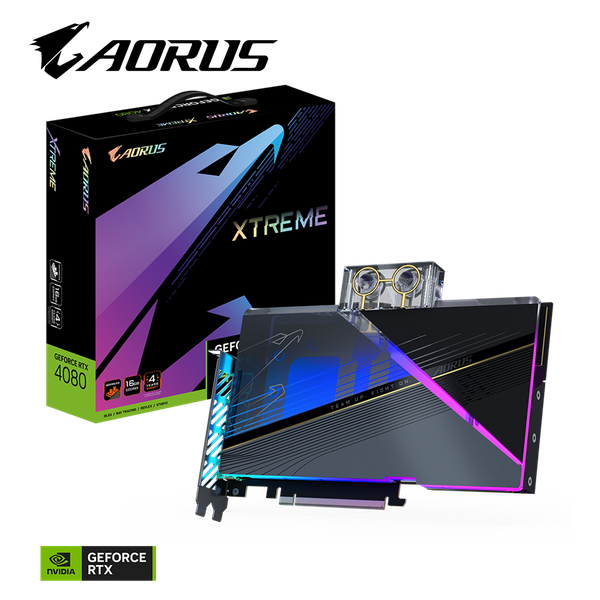 VGA GIGABYTE AORUS GeForce RTX™ 4080 16GB XTREME WATERFORCE WB