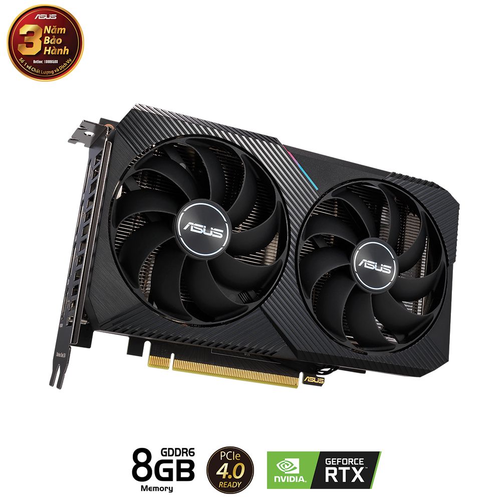 VGA ASUS Dual GeForce RTX™ 3050 8GB