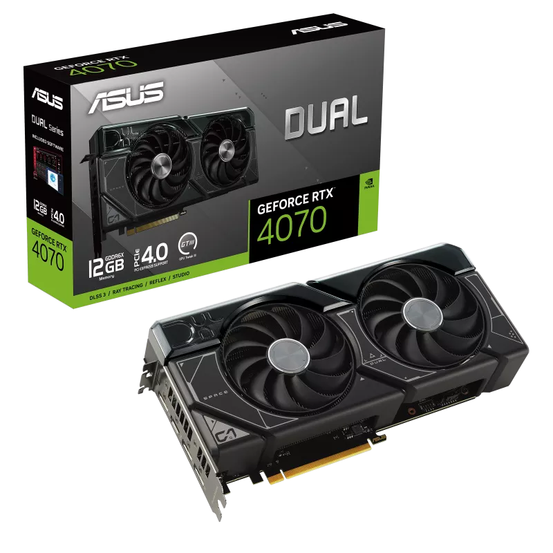 VGA ASUS Dual GeForce RTX™ 4070 12GB GDDR6X