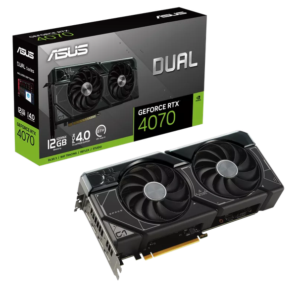 VGA ASUS Dual GeForce RTX™ 4070 12GB GDDR6X