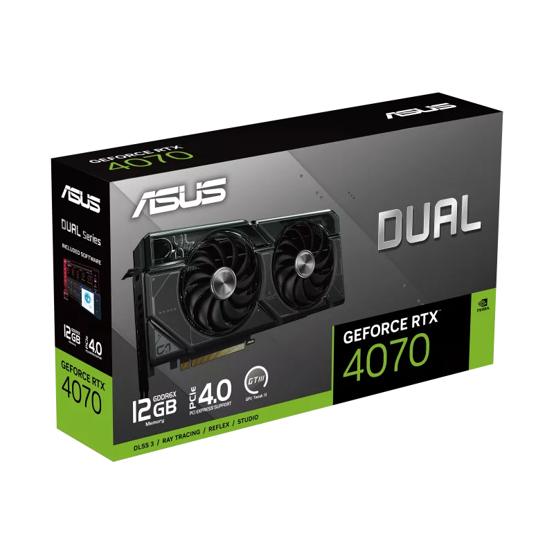 VGA ASUS Dual GeForce RTX™ 4070 12GB GDDR6X