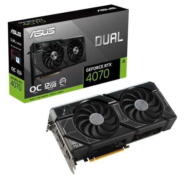 VGA ASUS Dual GeForce RTX™ 4070 OC Edition 12GB GDDR6X