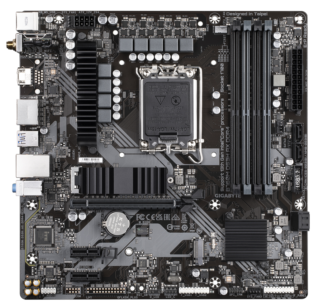 Mainboard GIGABYTE B760M DS3H AX DDR4