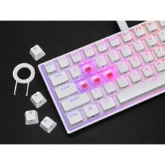 Bàn phím Corsair K65 RGB MINI 60% Mechanical Gaming Keyboard — CHERRY MX Red — White